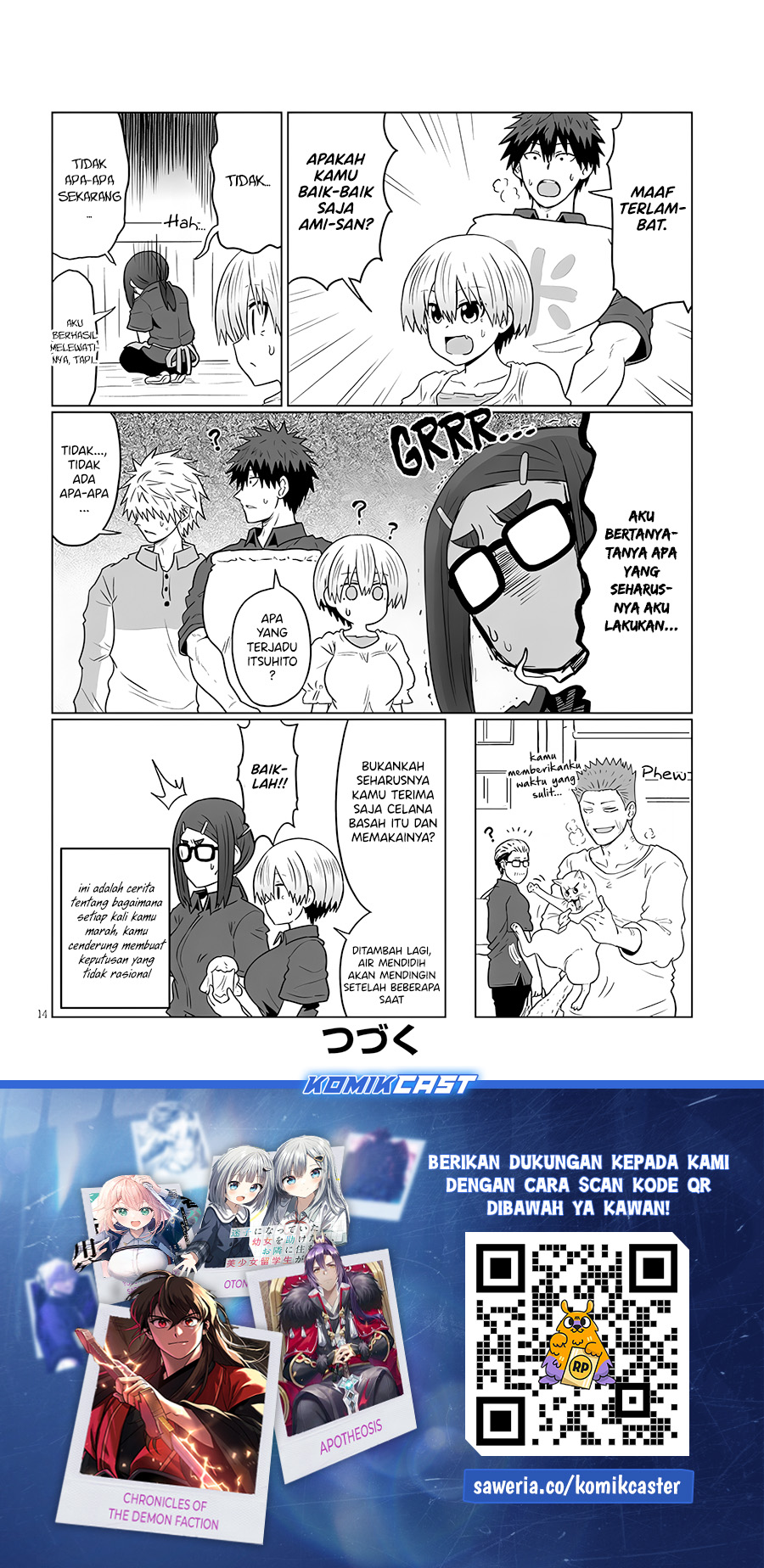 Uzaki-chan wa Asobitai! Chapter 115 Gambar 15