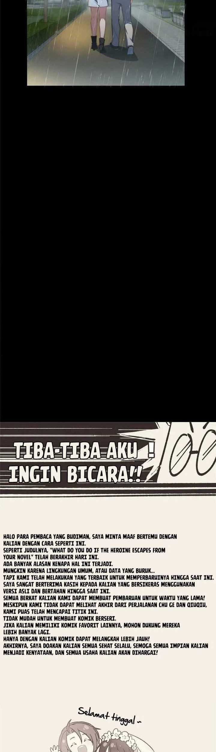 What Do You Do If the Heroine Escapes From Your Novel Chapter 141 Gambar 32
