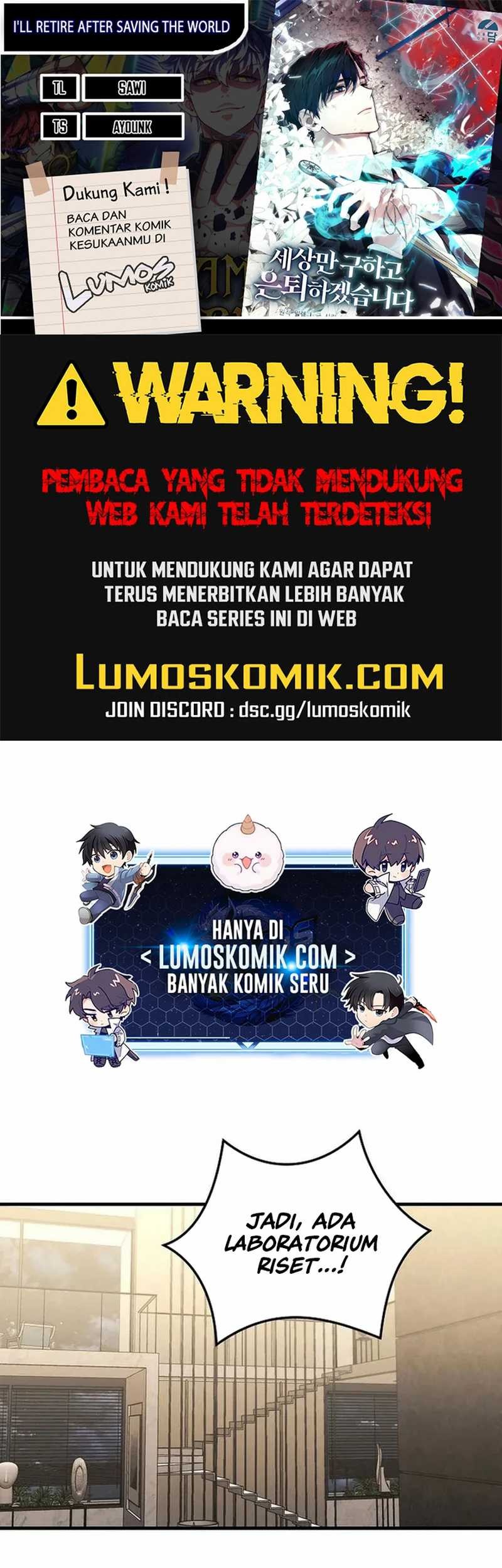 Baca Komik I’ll Retire After Saving the World Chapter 43 Gambar 1