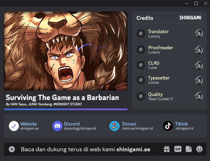 Baca Komik Survive as a Barbarian in the Game Chapter 82 Gambar 1