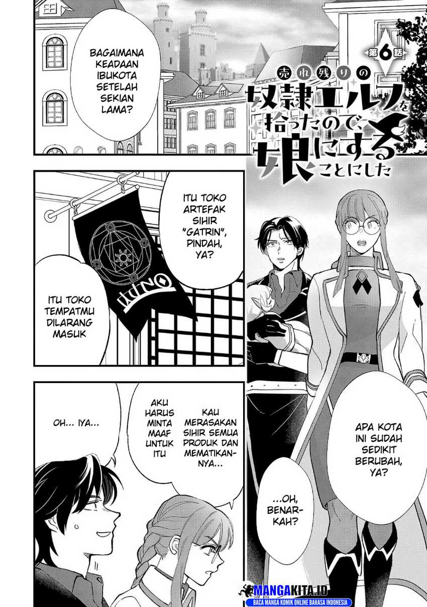 Baca Komik Urenokori no Dorei Elf wo Hirotta no de, Musume ni suru Koto ni shita Chapter 06 Gambar 1
