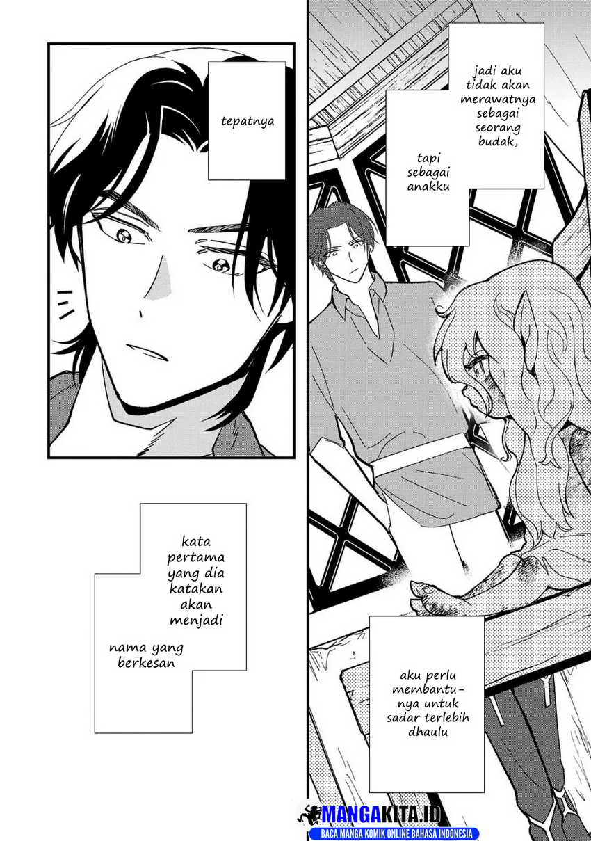 Urenokori no Dorei Elf wo Hirotta no de, Musume ni suru Koto ni shita Chapter 01 Gambar 34