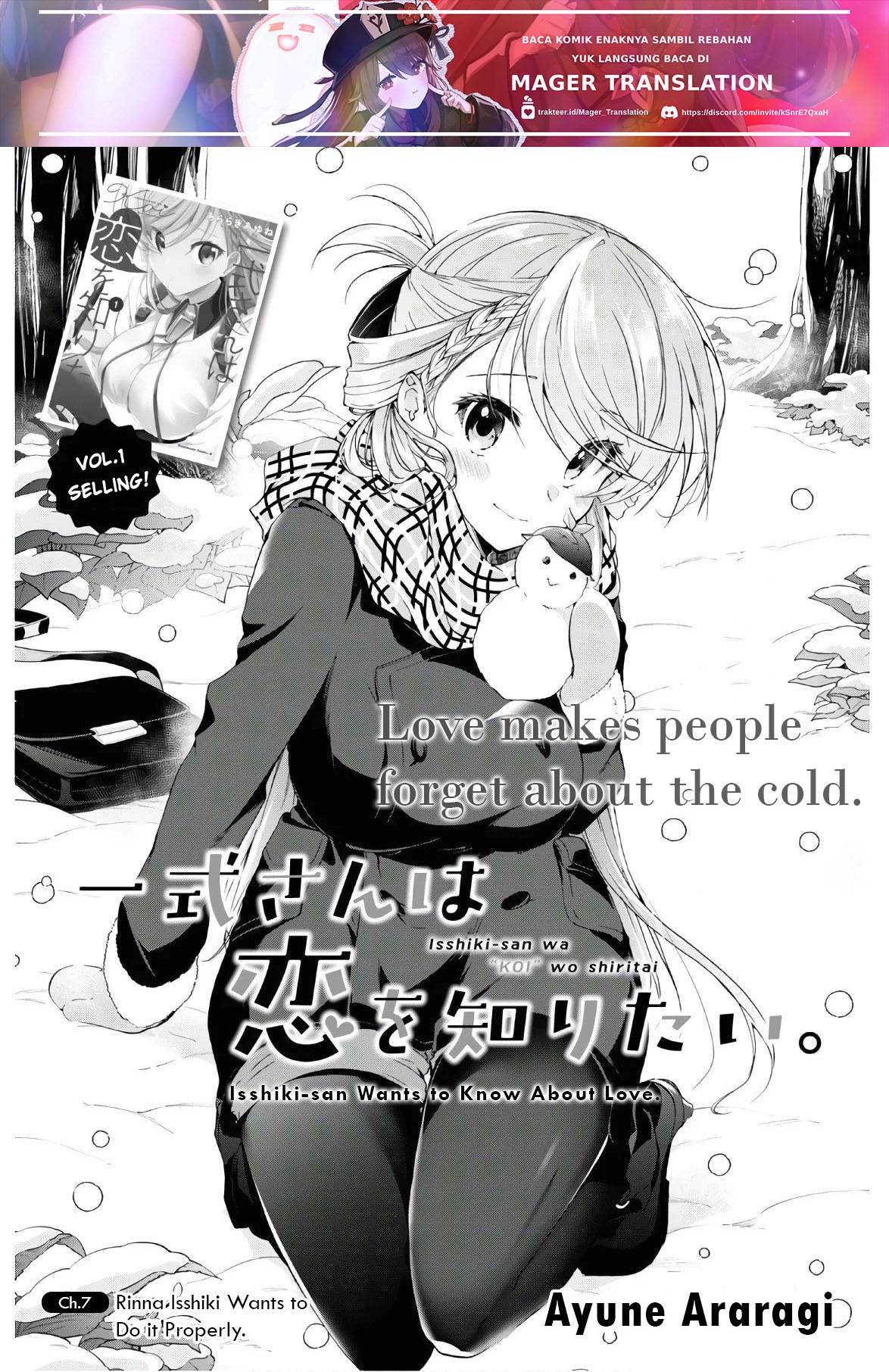 Baca Isshiki-san wa Koi wo Shiritai Chapter 07 Gambar 2