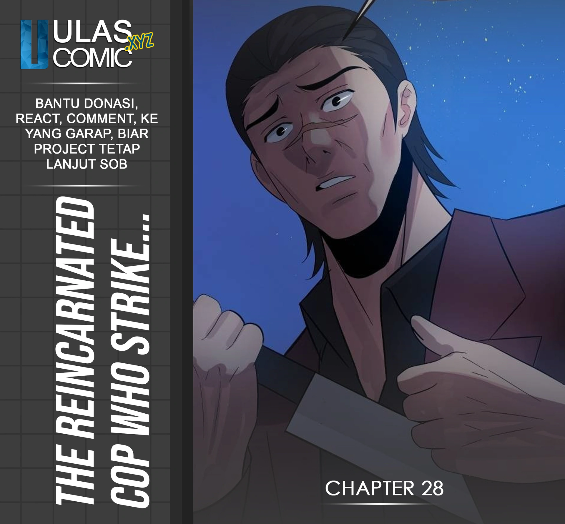 Baca Komik The Reincarnated Cop Who Strikes With Wealth Chapter 28 Gambar 1