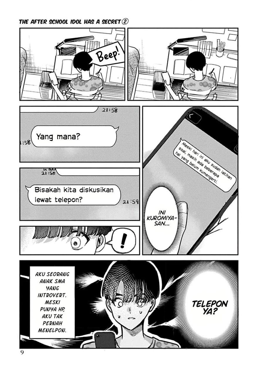 Houkago no Idol ni wa Himitsu ga aru Chapter 08 Gambar 8
