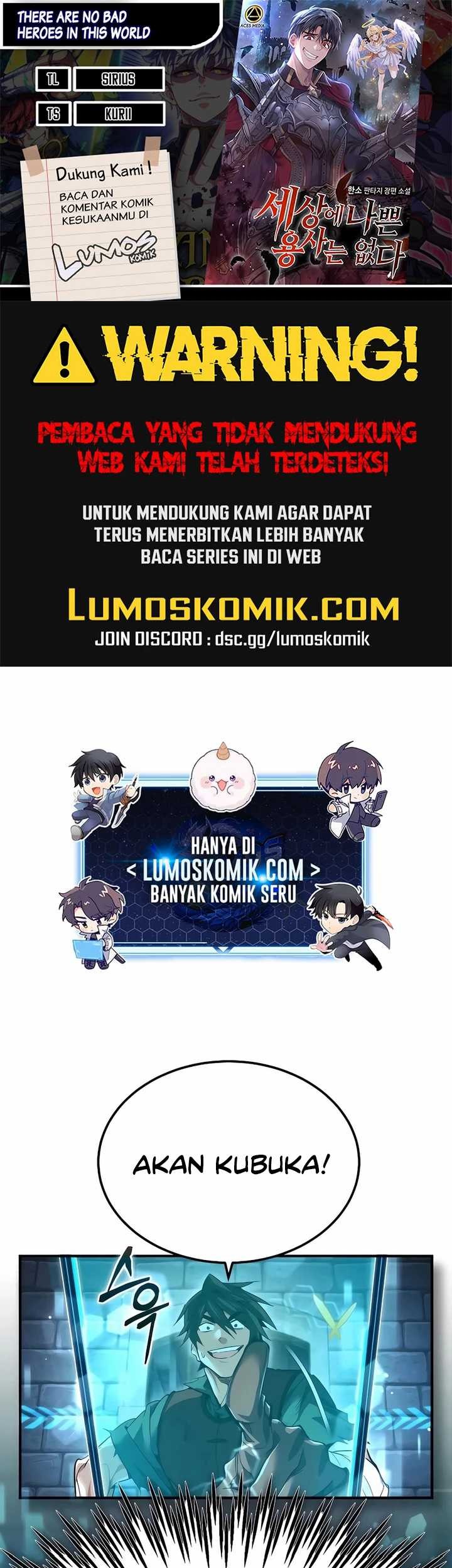 Baca Komik There Are No Bad Heroes In This World Chapter 03 Gambar 1
