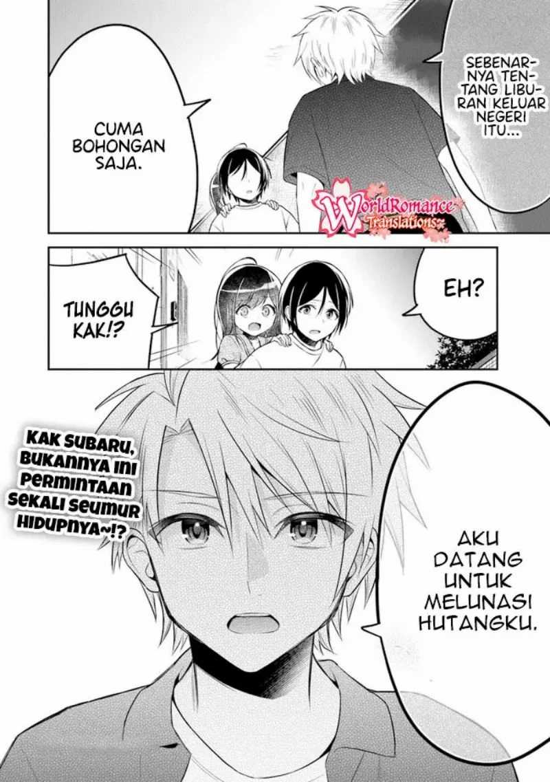 Yuujin ni 500 Yen Kashitara Shakkin no Kata ni Imouto wo Yokoshite Kita Nodakeredo, Ore wa Ittai Dou Sureba Iindarou Chapter 08 Gambar 25