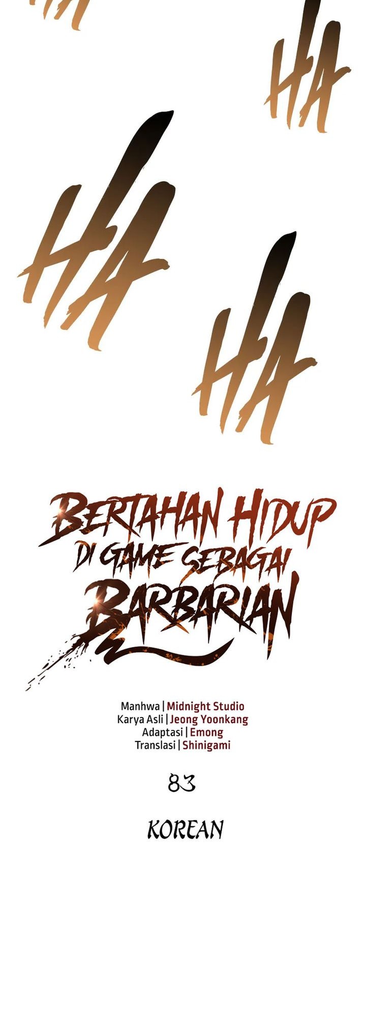 Survive as a Barbarian in the Game Chapter 83 Gambar 11