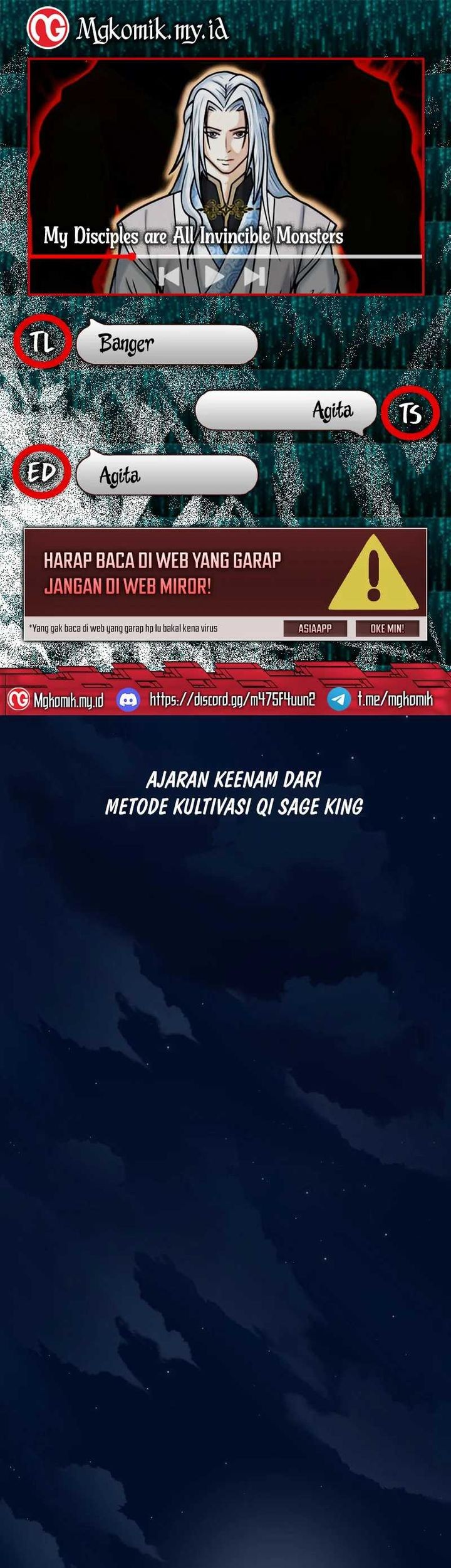 Baca Komik My Disciples are All Invincible Monsters Chapter 06 Gambar 1