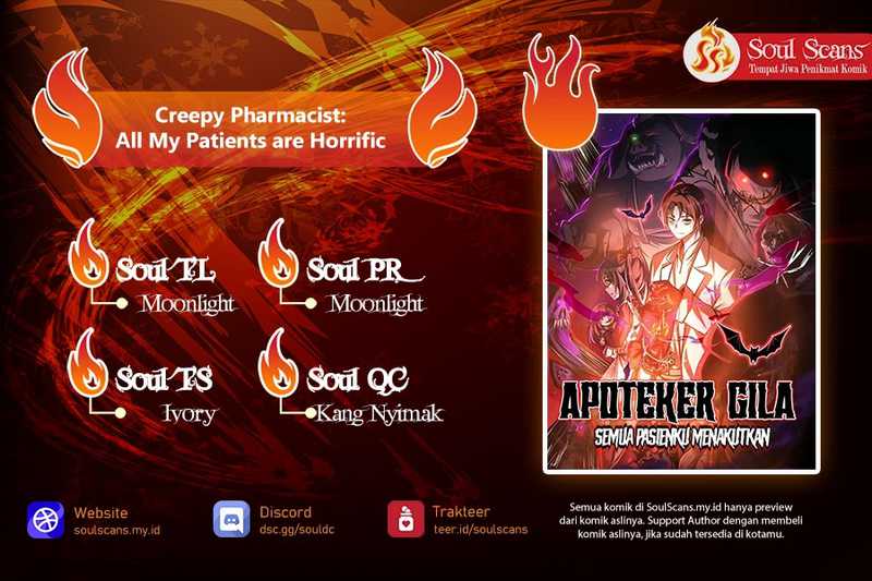 Baca Komik Creepy Pharmacist: All My Patients Are Horrific Chapter 60 Gambar 1
