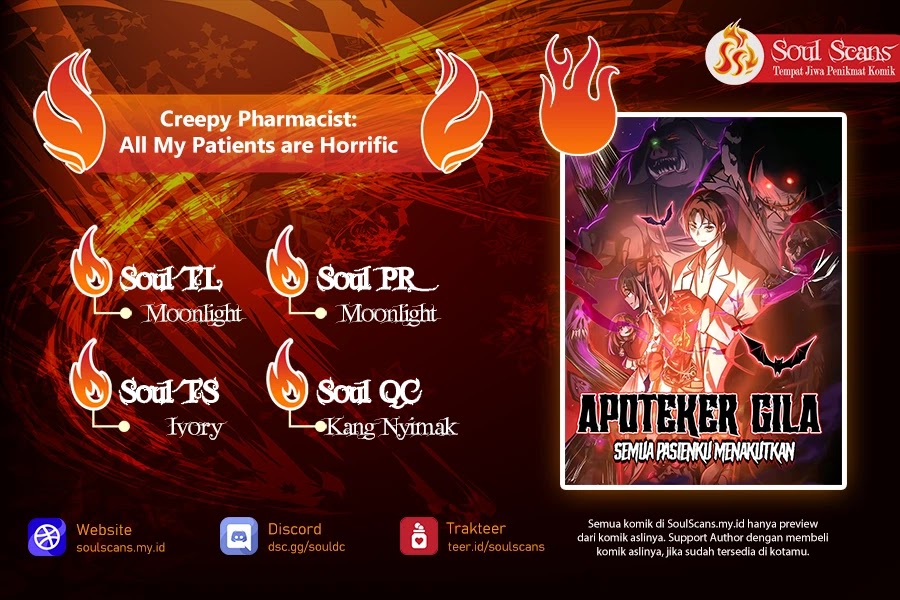 Baca Komik Creepy Pharmacist: All My Patients Are Horrific Chapter 57 Gambar 1