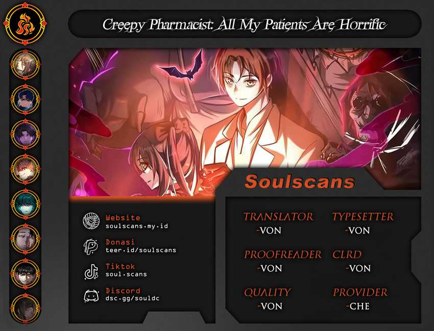 Baca Komik Creepy Pharmacist: All My Patients Are Horrific Chapter 34 Gambar 1