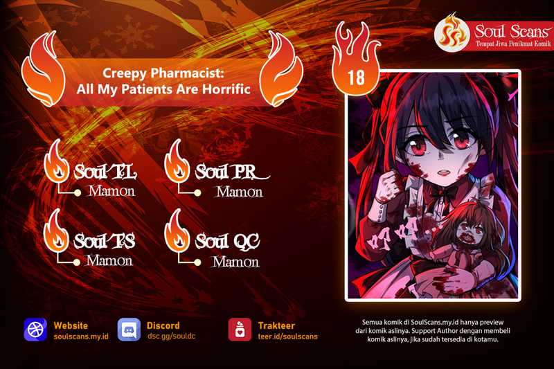 Baca Komik Creepy Pharmacist: All My Patients Are Horrific Chapter 18 Gambar 1