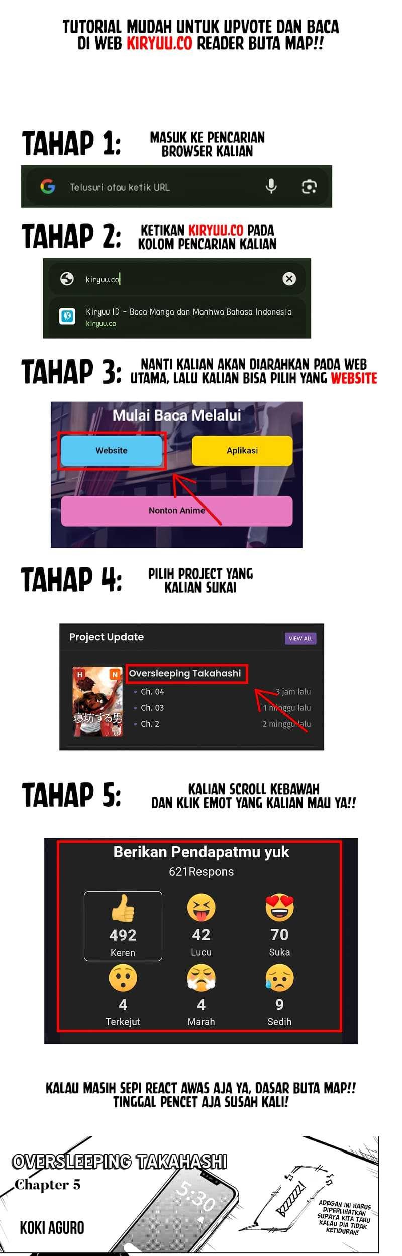 Oversleeping Takahashi Chapter 05 Gambar 3
