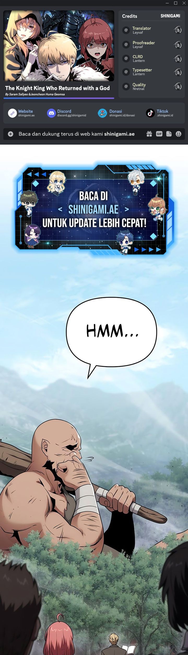 Baca Komik The Knight King Who Returned with a God Chapter 92 Gambar 1