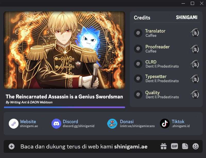 Baca Komik The Reincarnated Assassin is a Genius Swordsman Chapter 45 Gambar 1