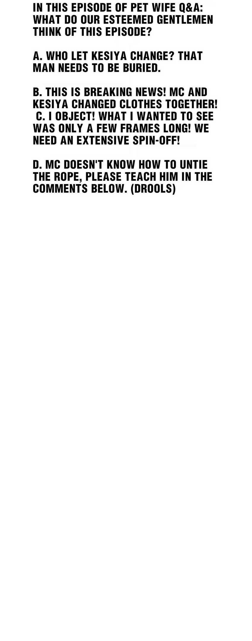 How To Properly Care For Your Pet Wife Chapter 82 Gambar 35