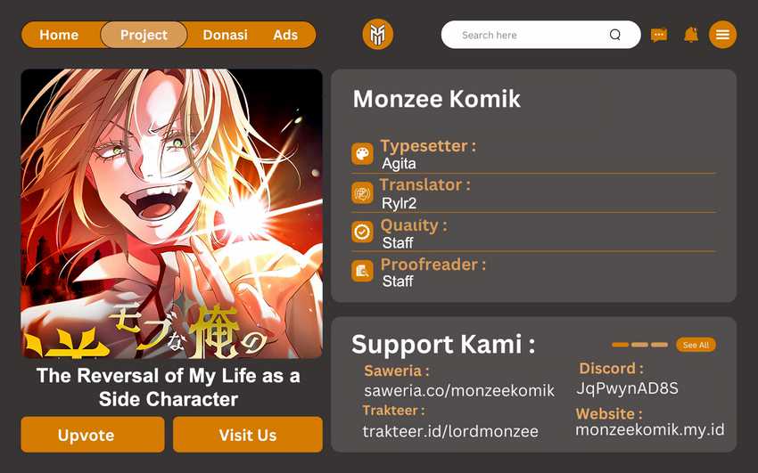 Baca Komik The Reversal of My Life as a Side Character Chapter 34 Gambar 1