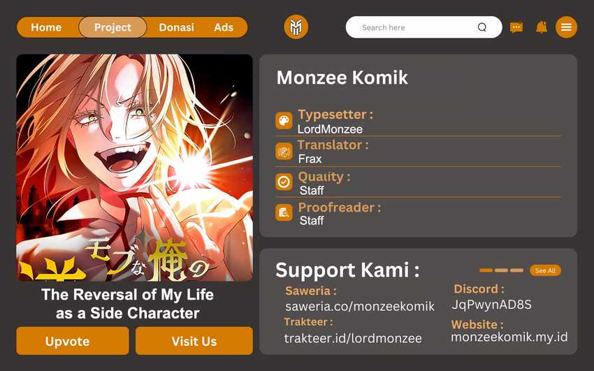 Baca Komik The Reversal of My Life as a Side Character Chapter 32 Gambar 1