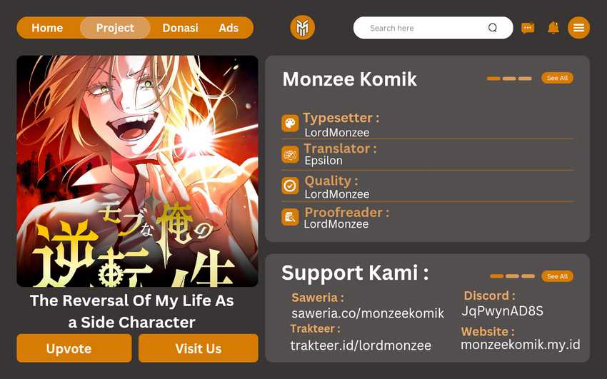 Baca Komik The Reversal of My Life as a Side Character Chapter 30 Gambar 1