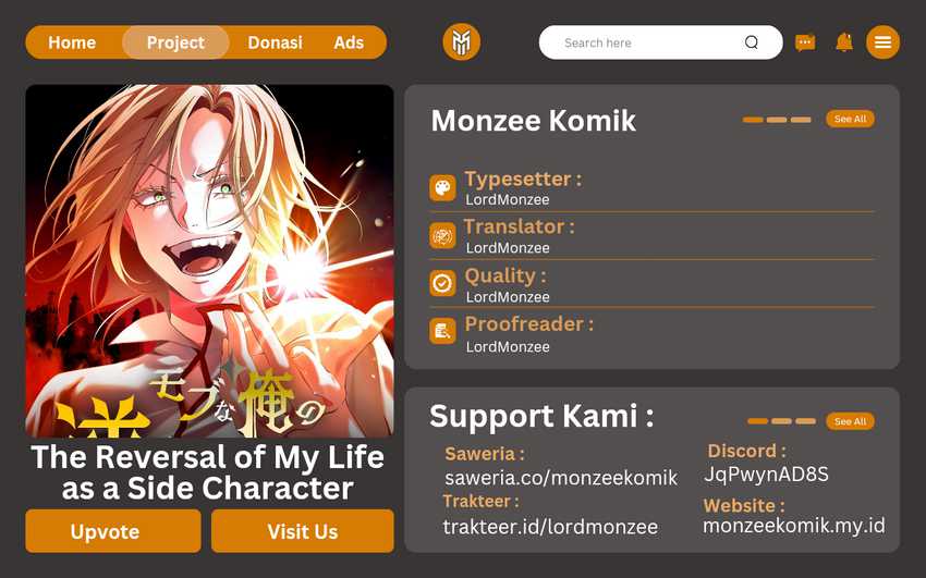Baca Komik The Reversal of My Life as a Side Character Chapter 27 Gambar 1
