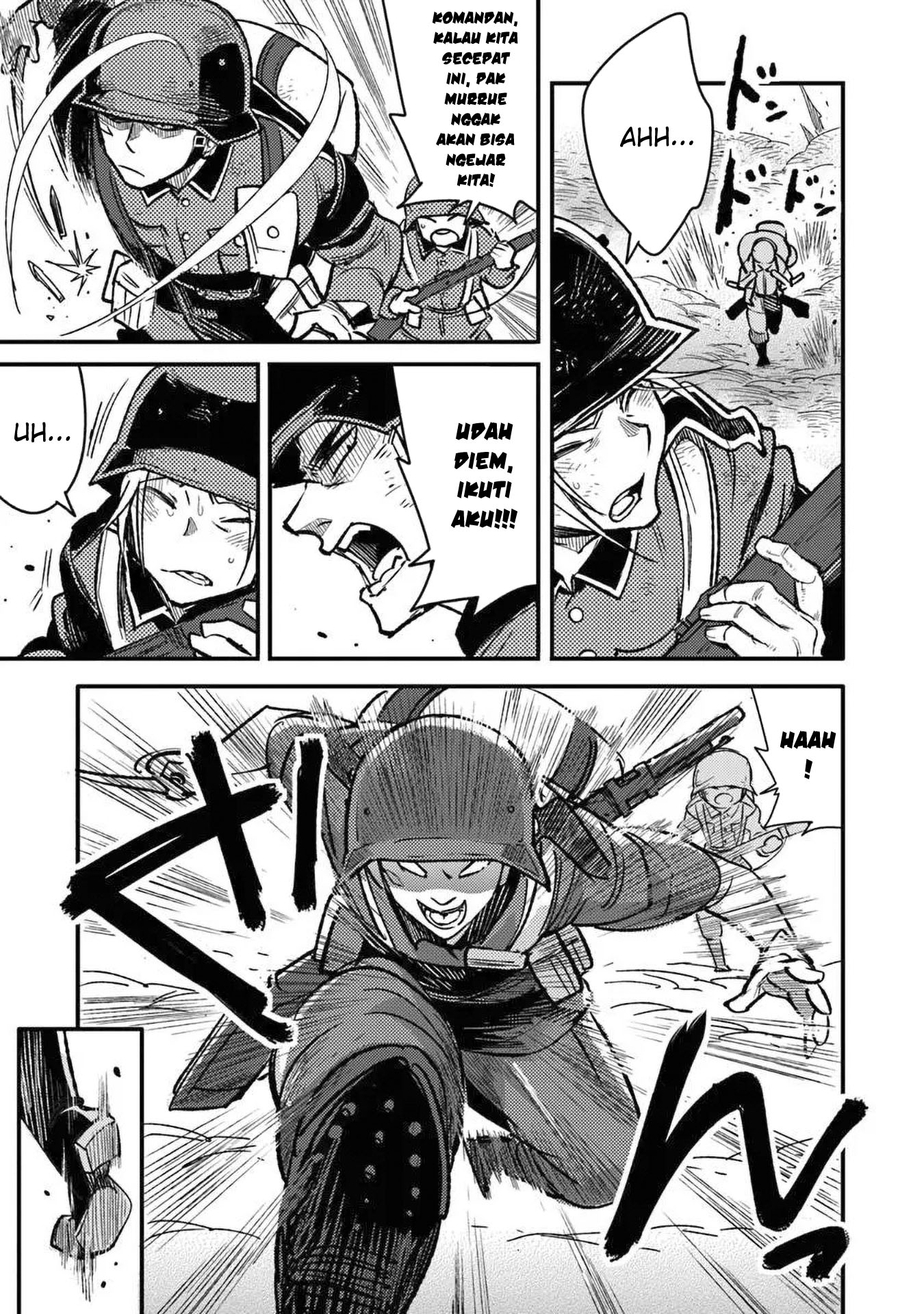 TS Eiseihei-san no Senjou Nikki Chapter 13 Gambar 15