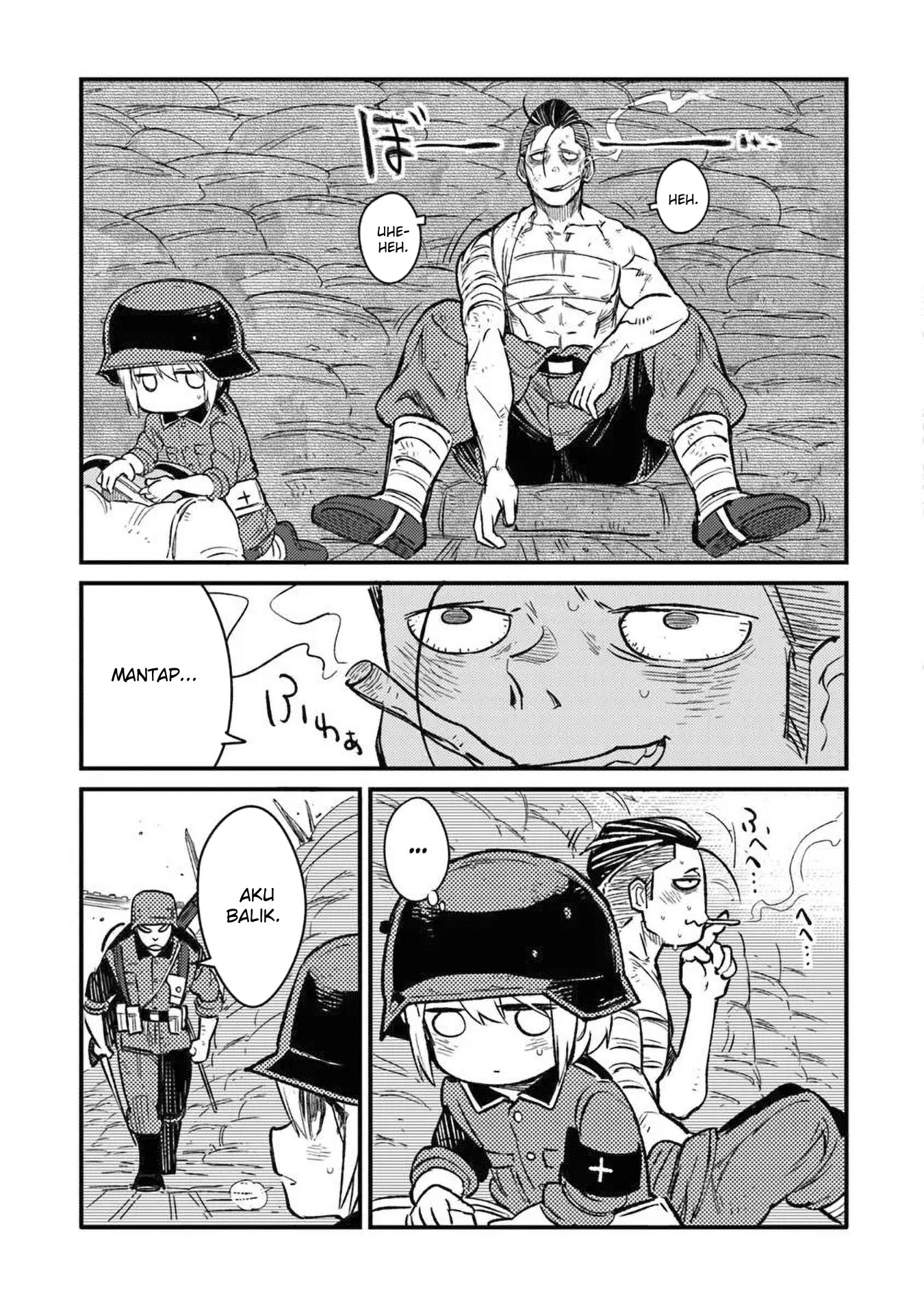 TS Eiseihei-san no Senjou Nikki Chapter 13 Gambar 23