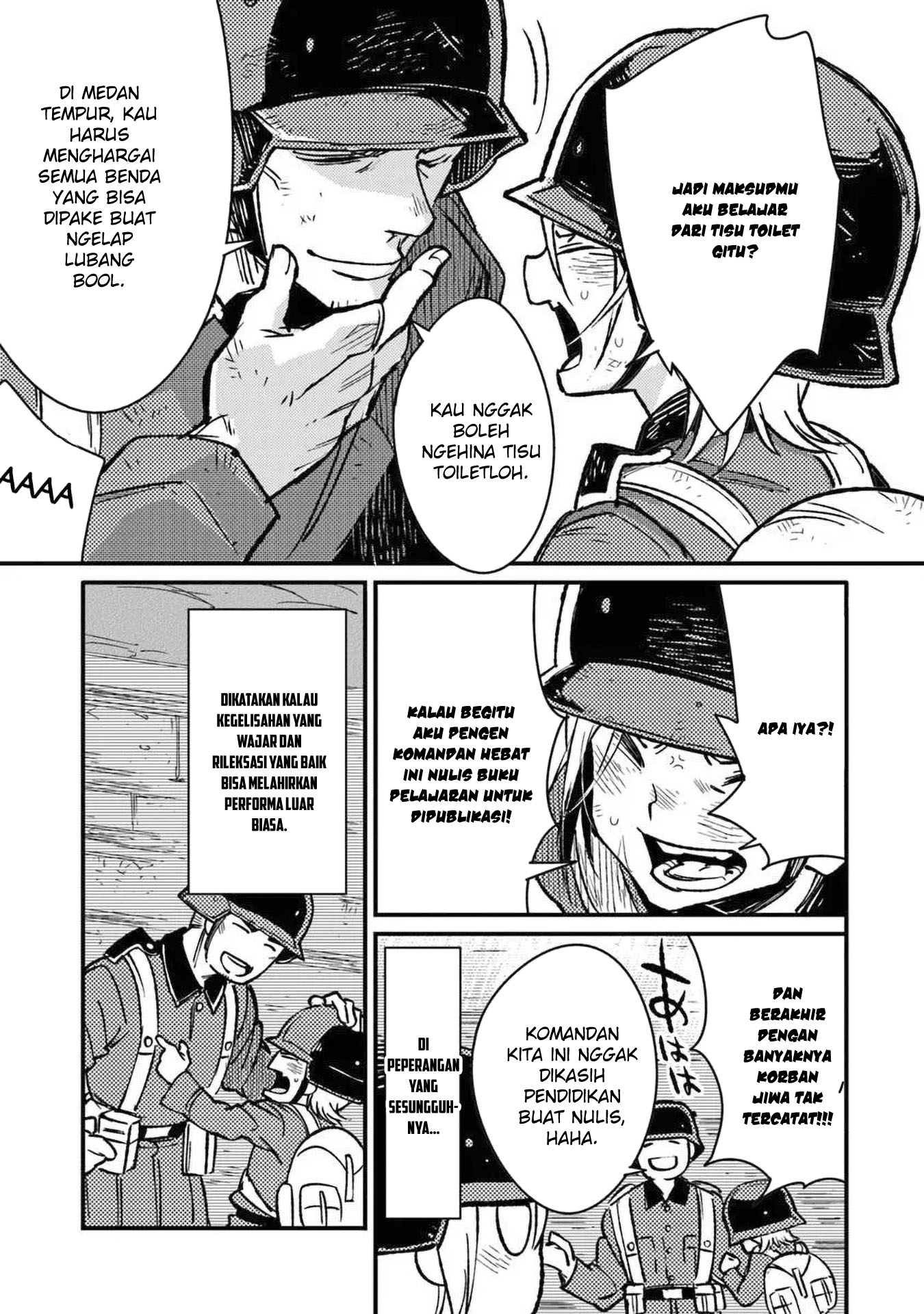 TS Eiseihei-san no Senjou Nikki Chapter 13 Gambar 27