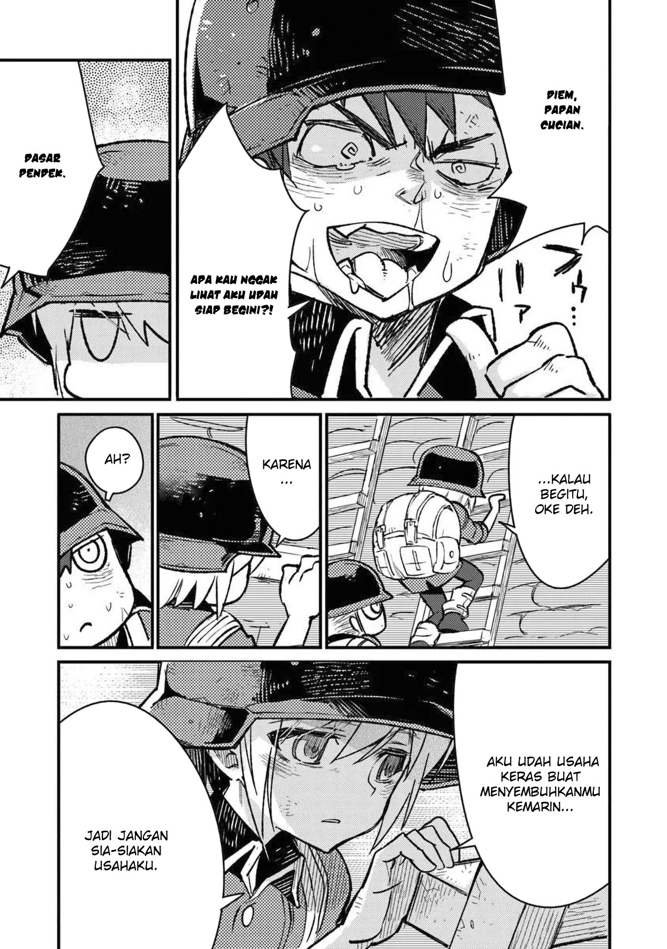 TS Eiseihei-san no Senjou Nikki Chapter 13 Gambar 29