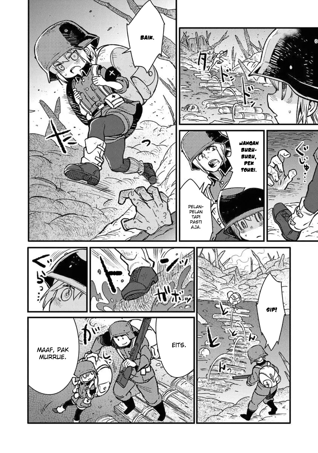 TS Eiseihei-san no Senjou Nikki Chapter 13 Gambar 8