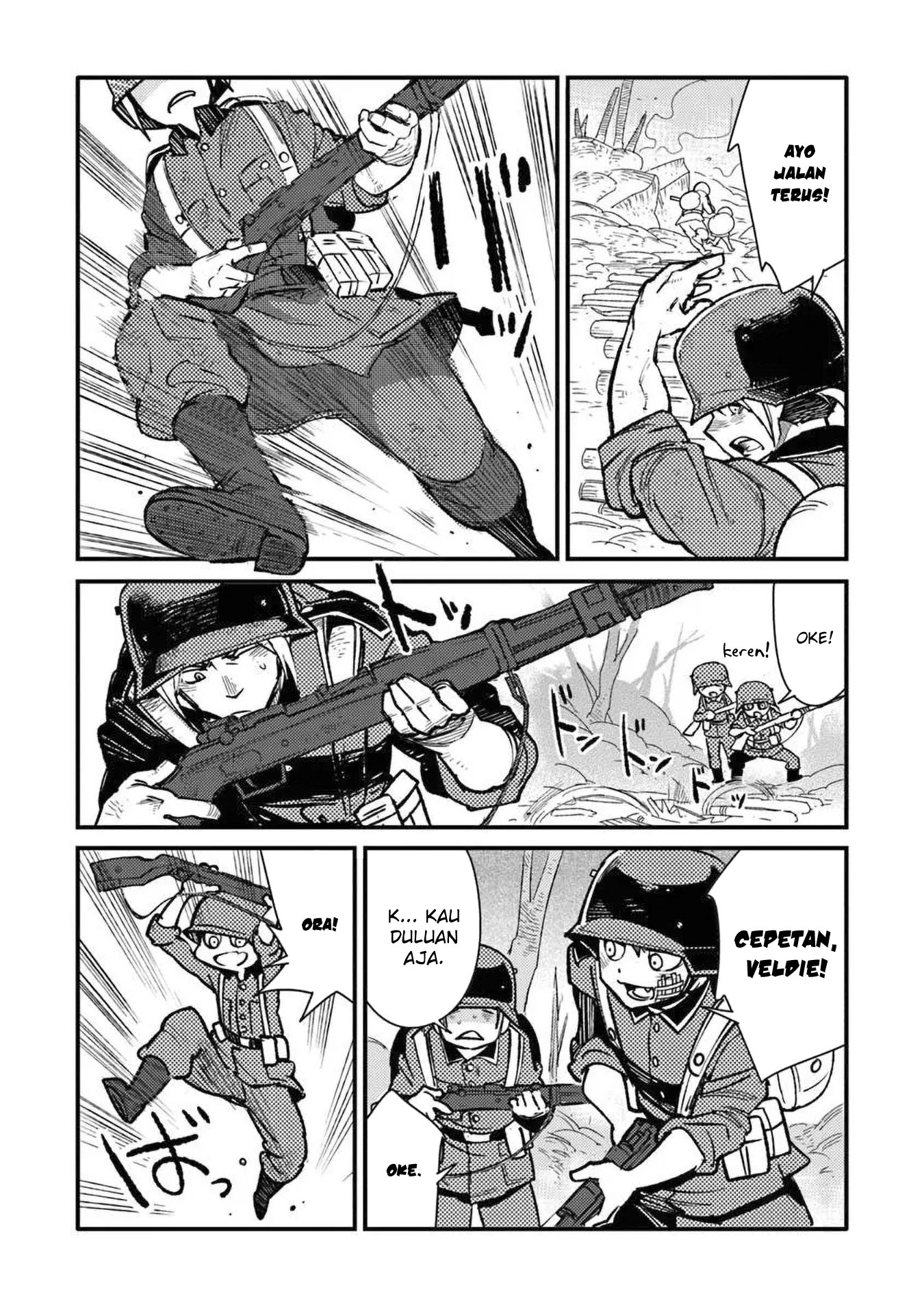 TS Eiseihei-san no Senjou Nikki Chapter 13 Gambar 9