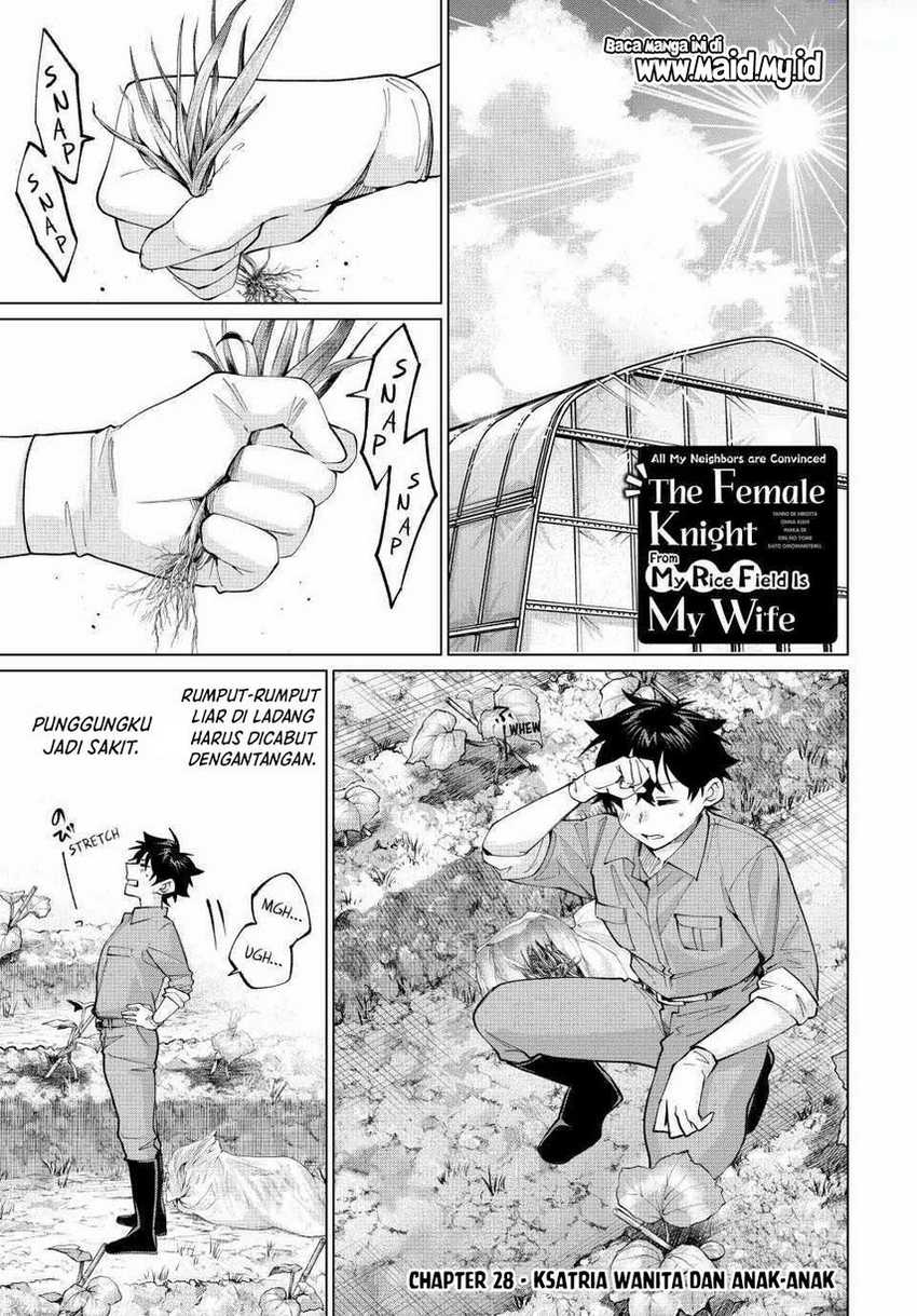Tanbo de Hirotta Onna Kishi, Inaka de Ore no Yome da to Omowareteiru Chapter 28 Gambar 3