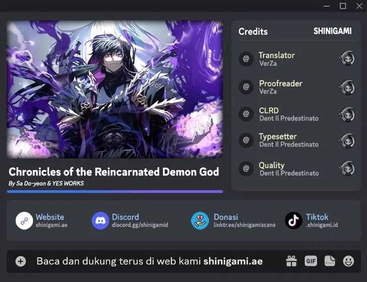 Baca Komik Chronicles of the Reincarnated Demon God Chapter 24 Gambar 1