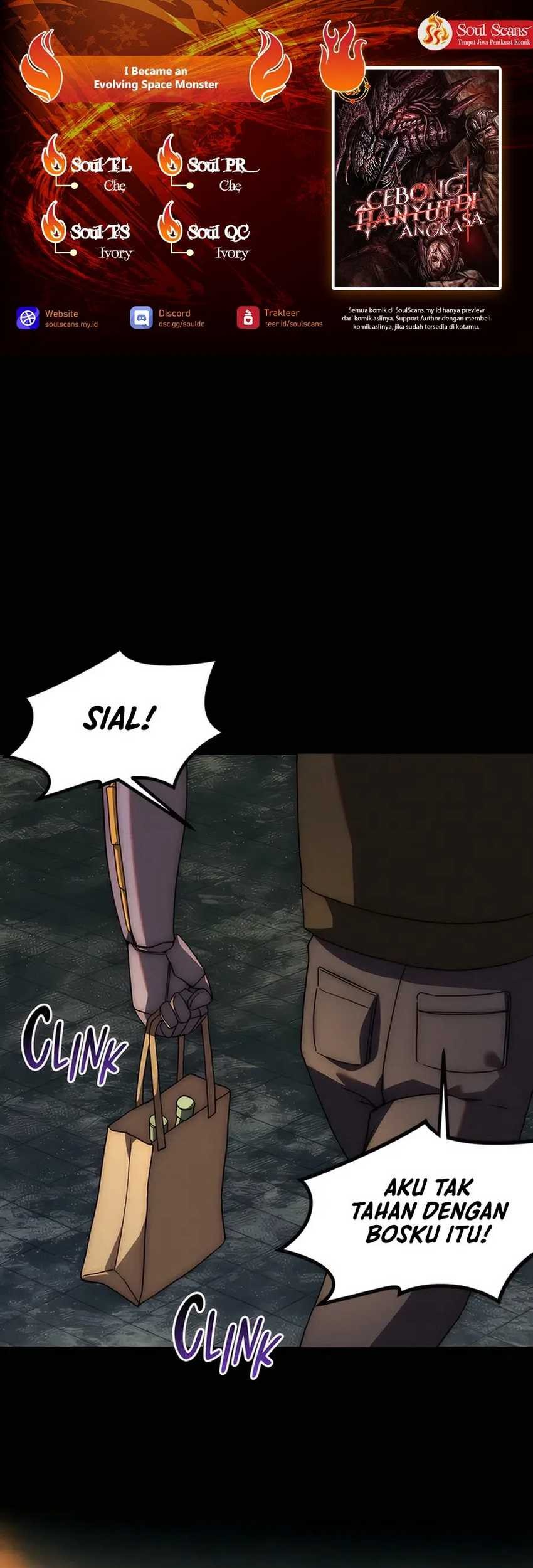 Baca Komik I Became an Evolving Space Monster Chapter 31.1 Gambar 1