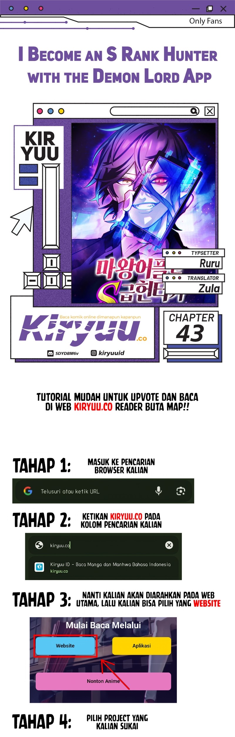 Baca Komik I Became an S-Rank Hunter With the Demon Lord App Chapter 43 Gambar 1