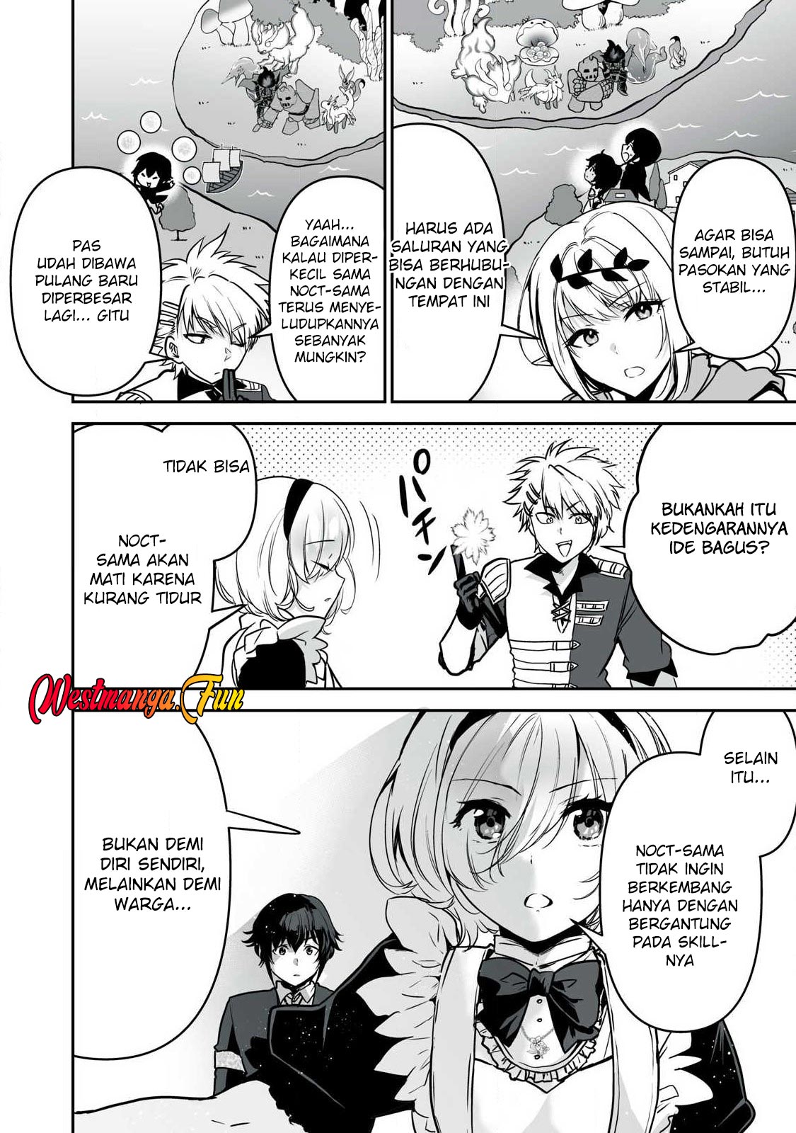 Tensei Kizoku no Bannou Kaitaku Kara ~”Kakudai & Shukushou” Sukiru o Tsukatte Itara Saikyou Ryouchi ni Narimashita~ Chapter 33 Gambar 22