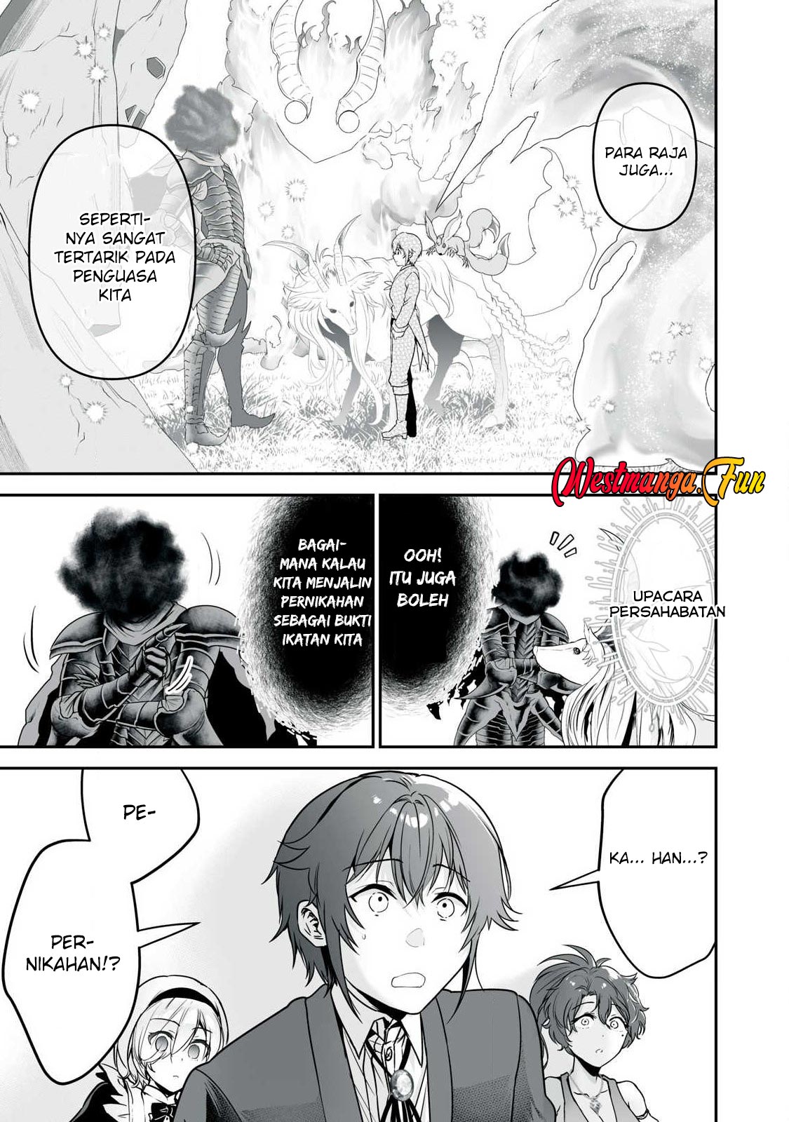 Tensei Kizoku no Bannou Kaitaku Kara ~”Kakudai & Shukushou” Sukiru o Tsukatte Itara Saikyou Ryouchi ni Narimashita~ Chapter 33 Gambar 35