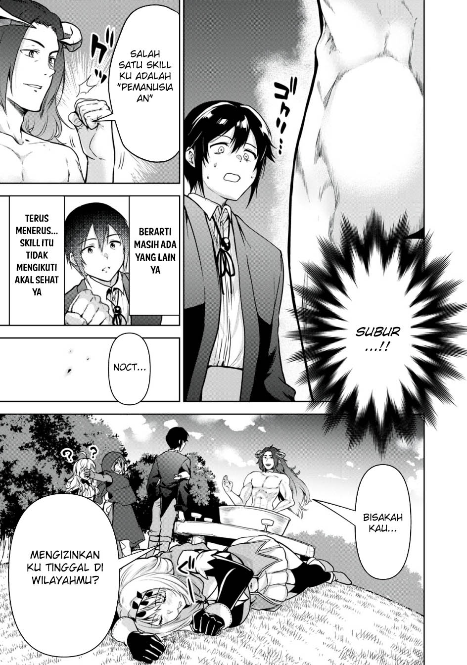 Tensei Kizoku no Bannou Kaitaku Kara ~”Kakudai & Shukushou” Sukiru o Tsukatte Itara Saikyou Ryouchi ni Narimashita~ Chapter 15 Gambar 34