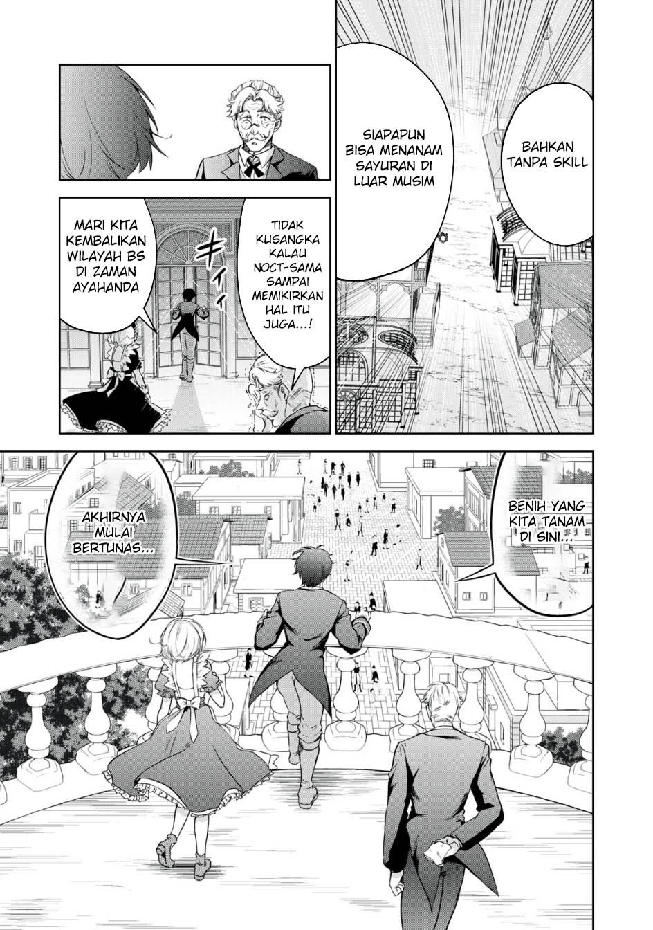 Tensei Kizoku no Bannou Kaitaku Kara ~”Kakudai & Shukushou” Sukiru o Tsukatte Itara Saikyou Ryouchi ni Narimashita~ Chapter 14 Gambar 30
