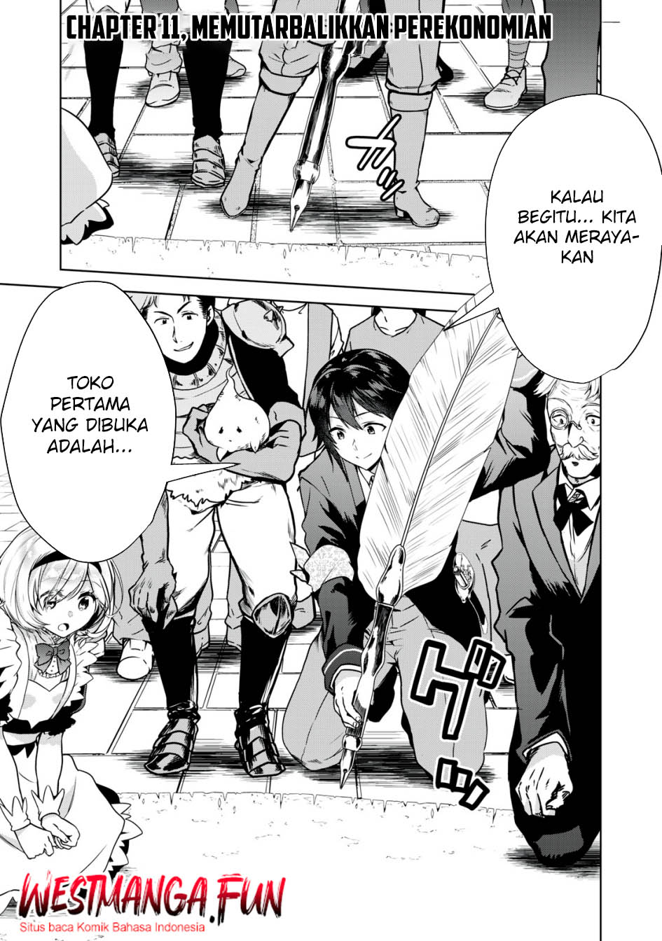 Baca Tensei Kizoku no Bannou Kaitaku Kara ~”Kakudai & Shukushou” Sukiru o Tsukatte Itara Saikyou Ryouchi ni Narimashita~ Chapter 11 Gambar 2