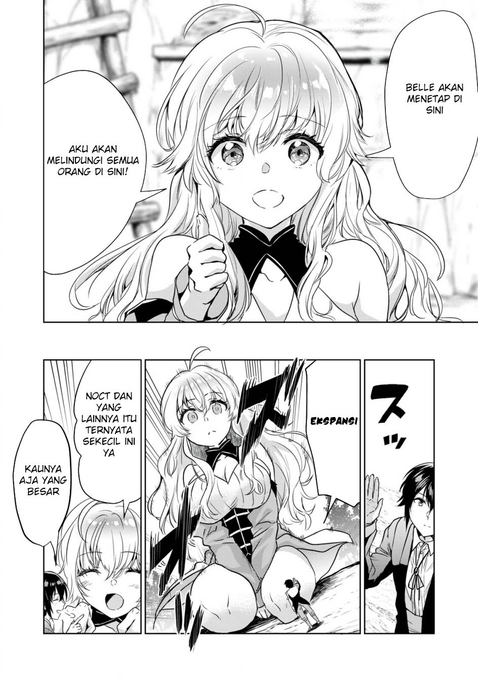 Tensei Kizoku no Bannou Kaitaku Kara ~”Kakudai & Shukushou” Sukiru o Tsukatte Itara Saikyou Ryouchi ni Narimashita~ Chapter 07 Gambar 14