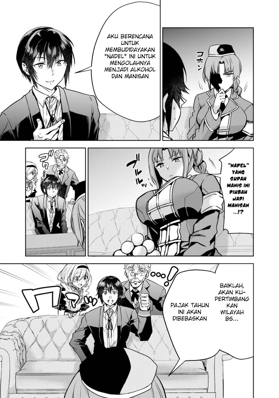 Tensei Kizoku no Bannou Kaitaku Kara ~”Kakudai & Shukushou” Sukiru o Tsukatte Itara Saikyou Ryouchi ni Narimashita~ Chapter 07 Gambar 36