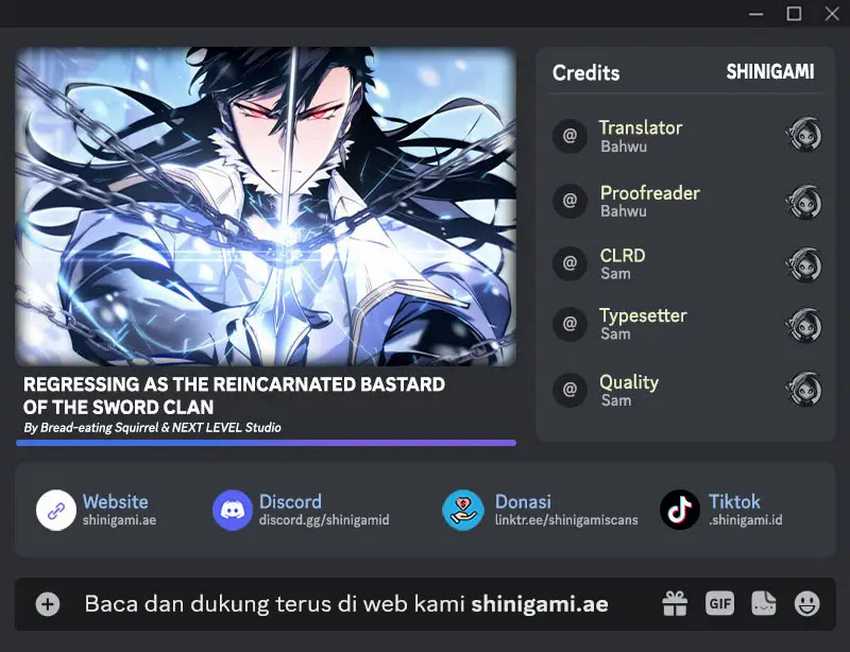Baca Komik Regressing As The Reincarnated Bastard Of The Sword Clan Chapter 19 Gambar 1