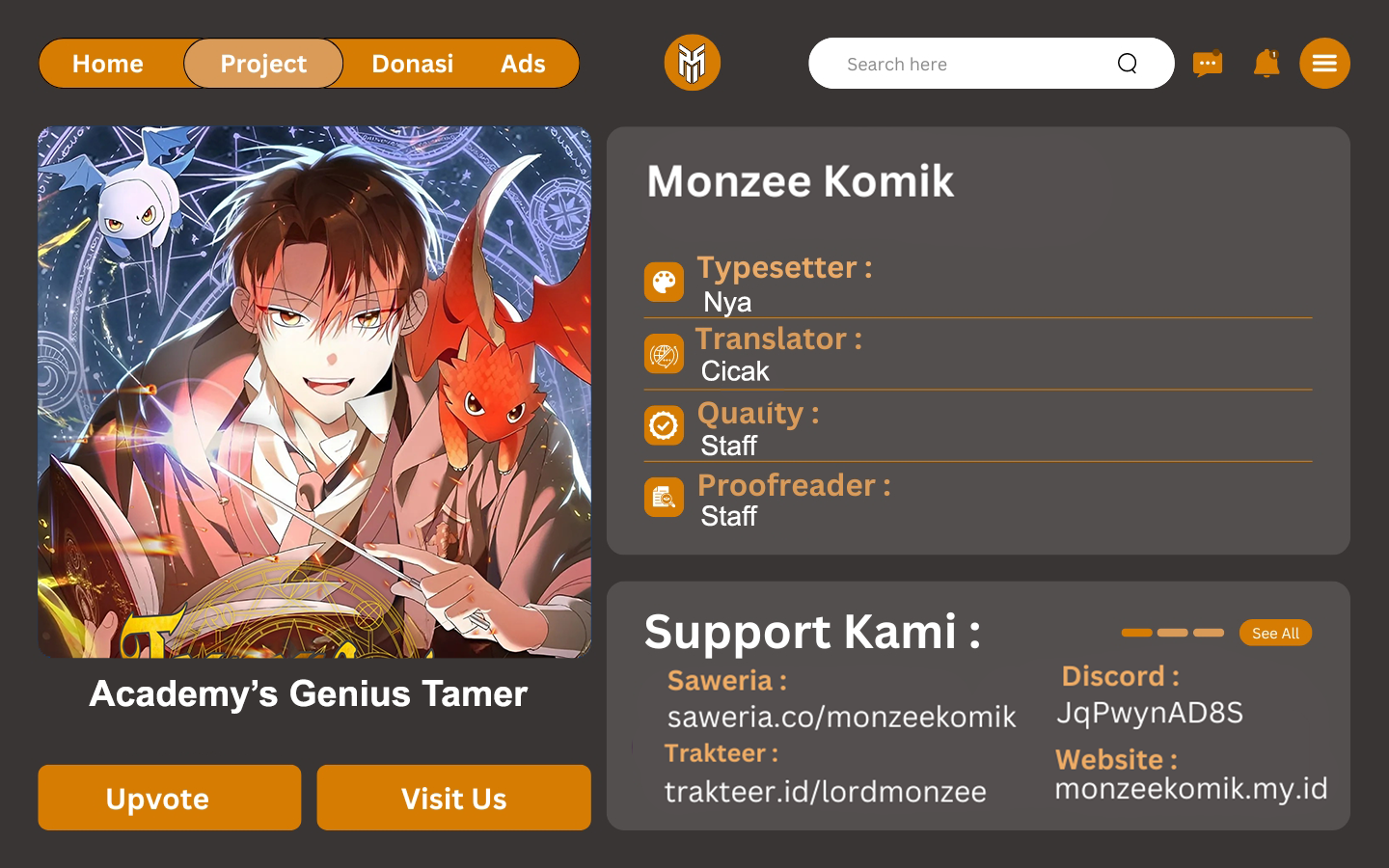 Baca Komik Academy’s Genius Tamer Chapter 39 Gambar 1