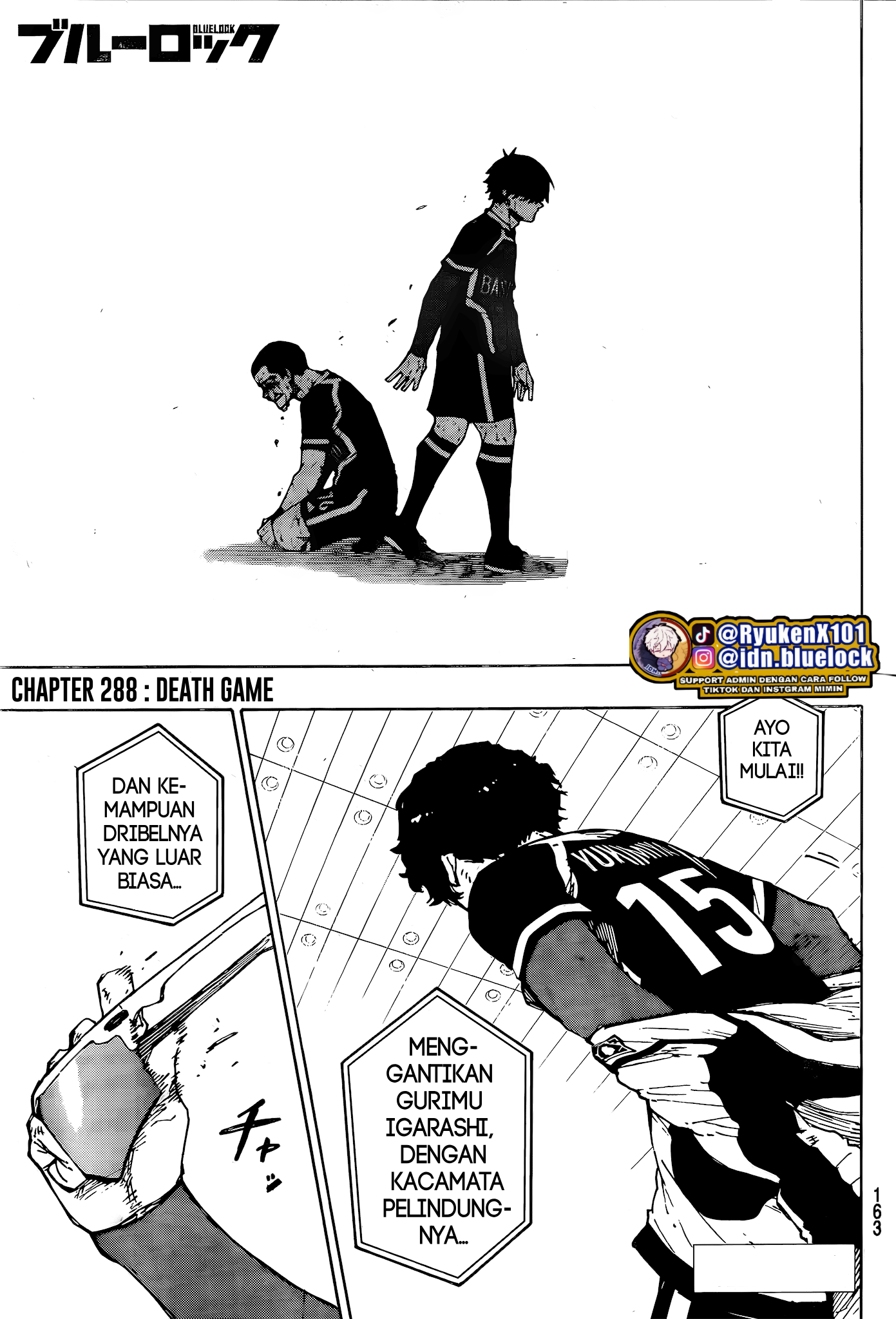 Baca Komik Blue Lock Chapter 288 Gambar 1
