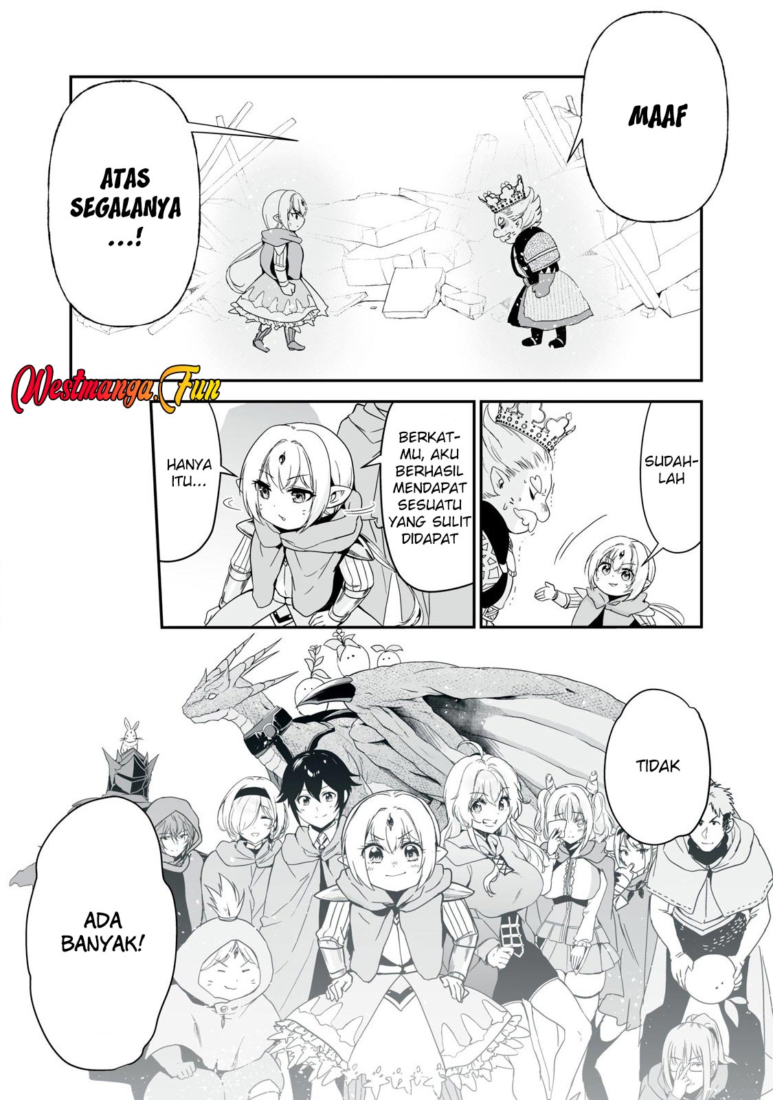 Tensei Kizoku no Bannou Kaitaku Kara ~”Kakudai & Shukushou” Sukiru o Tsukatte Itara Saikyou Ryouchi ni Narimashita~ Chapter 43 Gambar 16