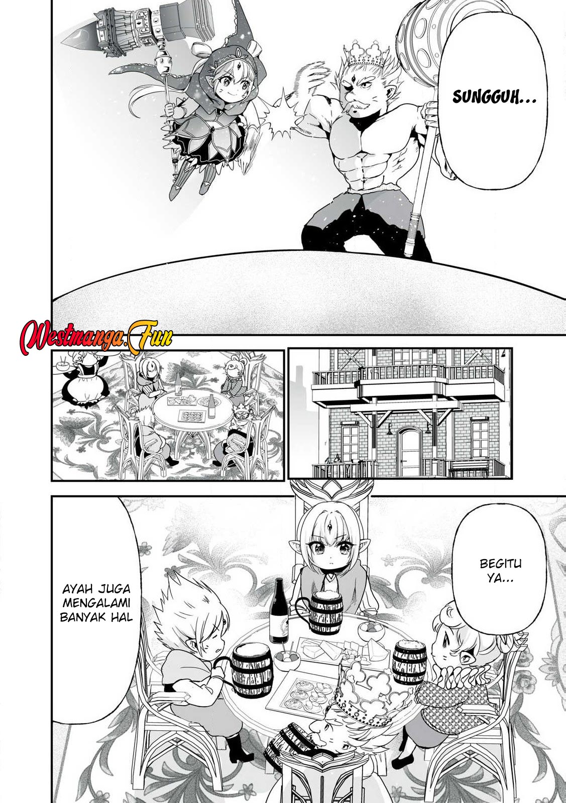 Tensei Kizoku no Bannou Kaitaku Kara ~”Kakudai & Shukushou” Sukiru o Tsukatte Itara Saikyou Ryouchi ni Narimashita~ Chapter 43 Gambar 28