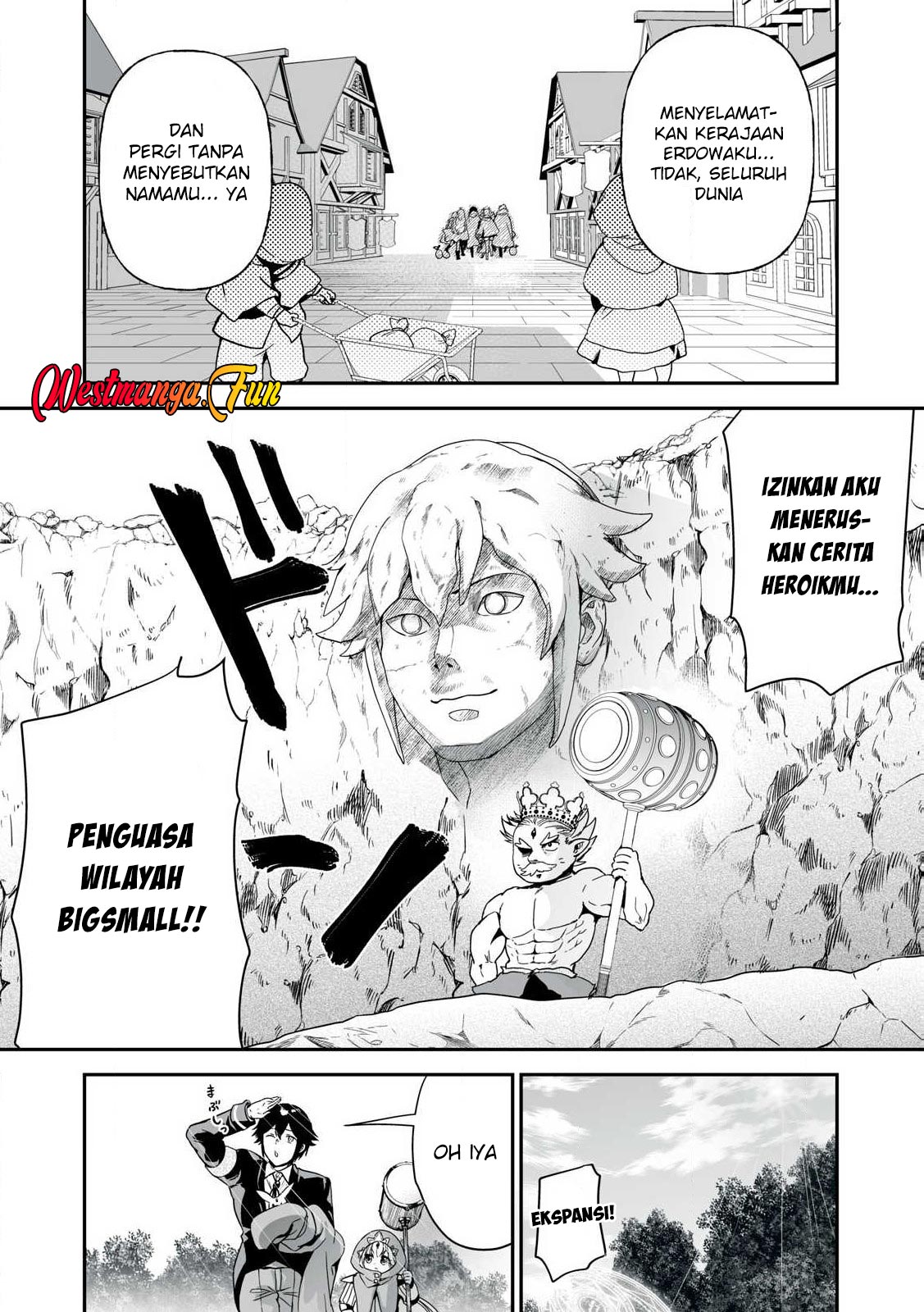 Tensei Kizoku no Bannou Kaitaku Kara ~”Kakudai & Shukushou” Sukiru o Tsukatte Itara Saikyou Ryouchi ni Narimashita~ Chapter 43 Gambar 36