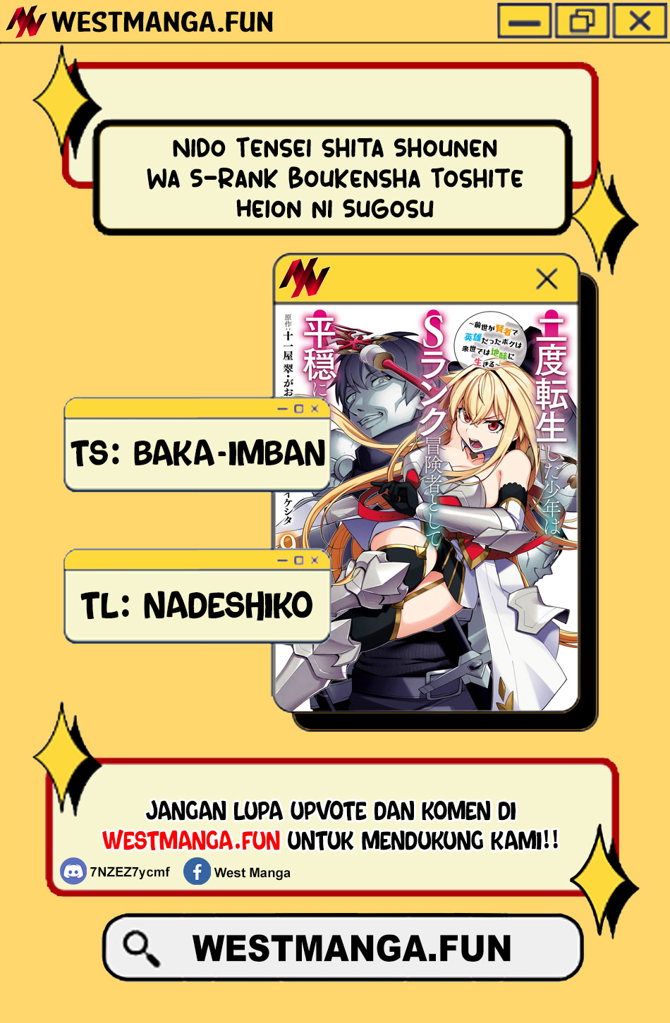 Nido Tensei Shita Shounen wa S Rank Boukensha Toshite Heion ni Sugosu Chapter 45 Gambar 4