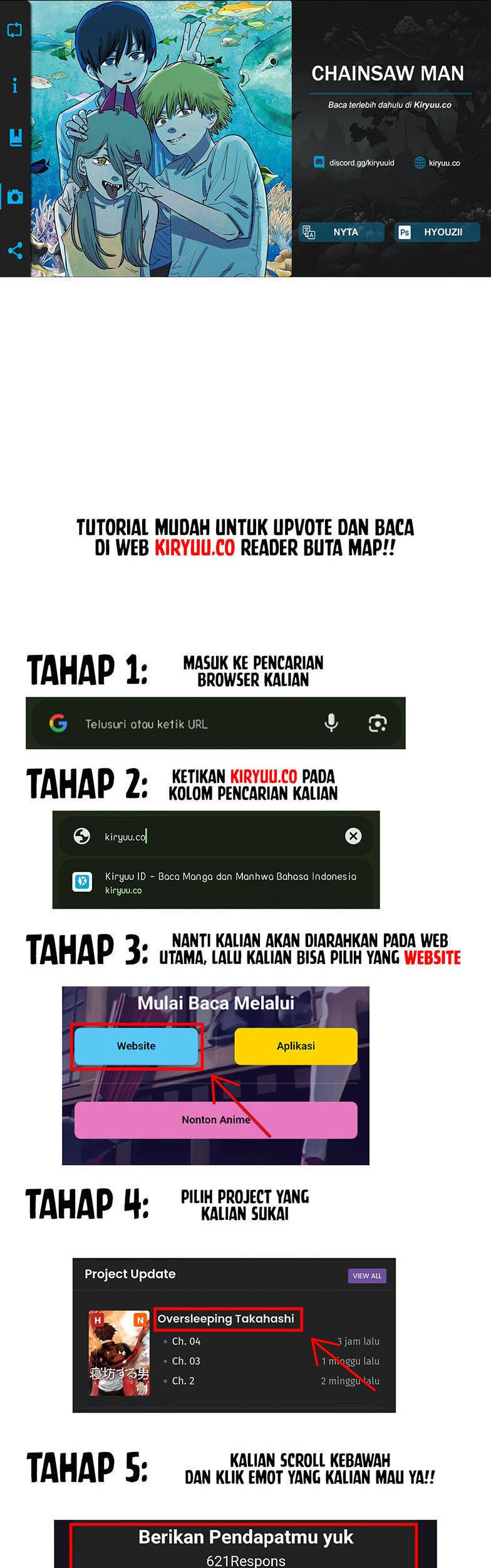 Baca Komik Chainsaw Man Chapter 190 Gambar 1